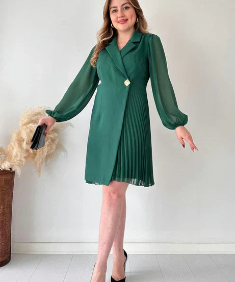 Lauren - Vestido Mini Plisado