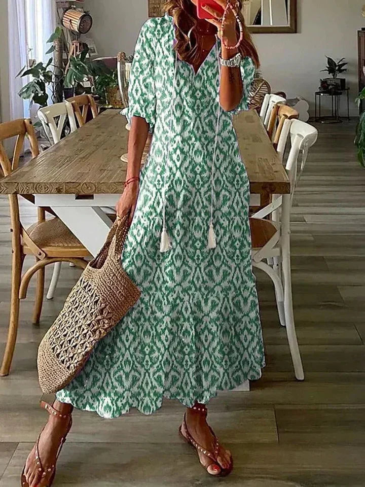 Eleanor - Abito lungo maxi con scollo a V