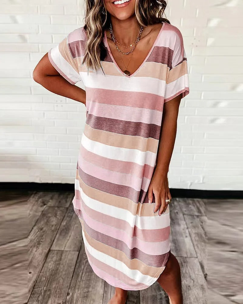 Mila - Robe d'été rayée
